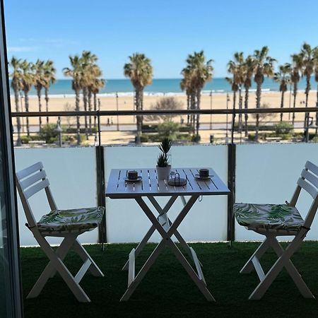 Apartamento Primera Linea De Mar Валенсия Екстериор снимка